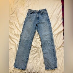 Madewell 90s Straight-Leg Light Wash Jeans